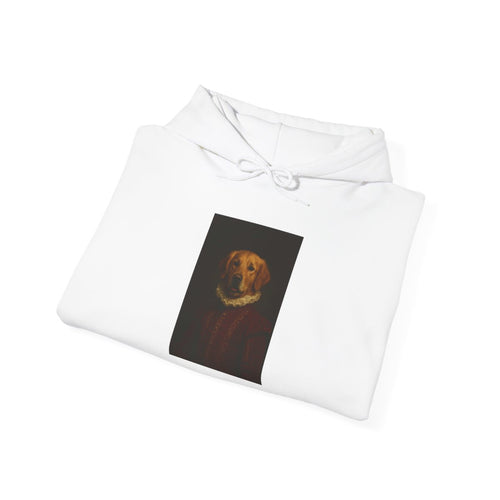 Pet portrait hoodie, folded