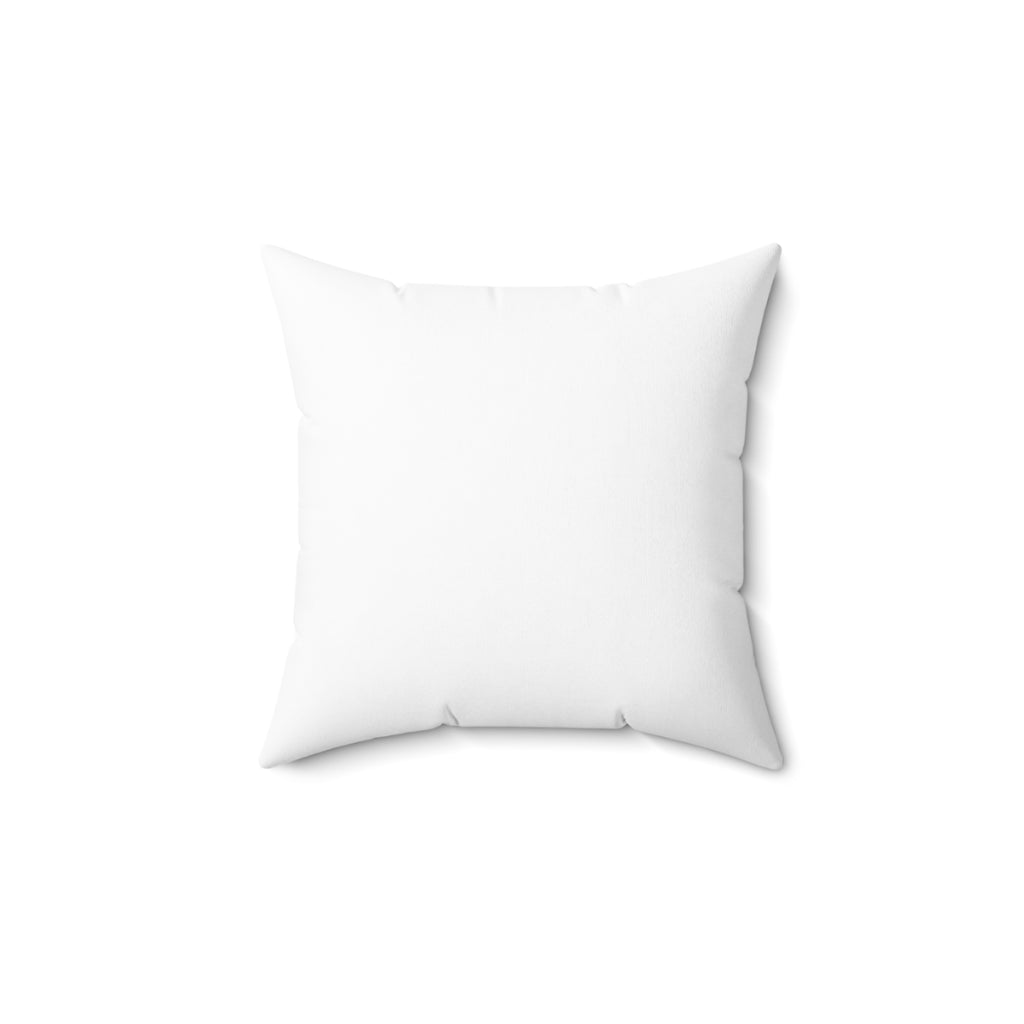 Pet portrait pillow, back