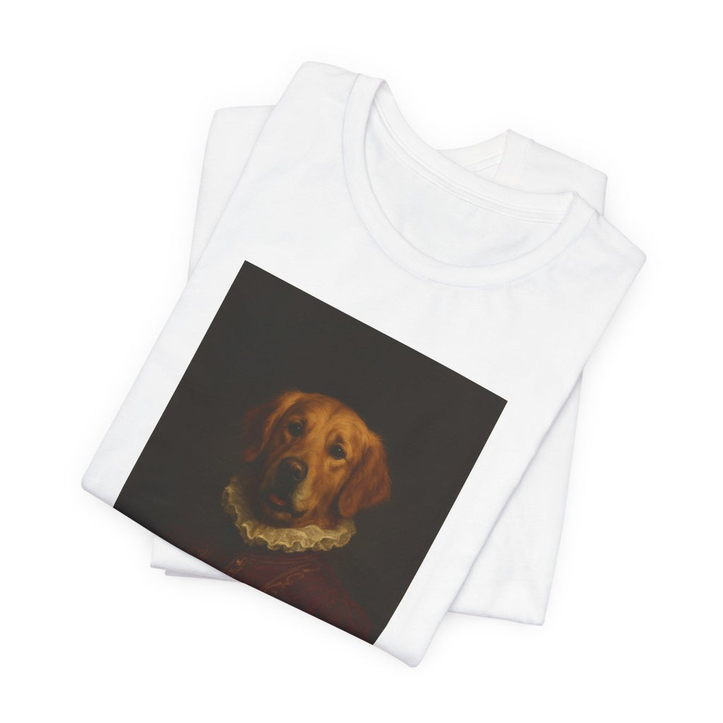 Pet portrait tee, folded